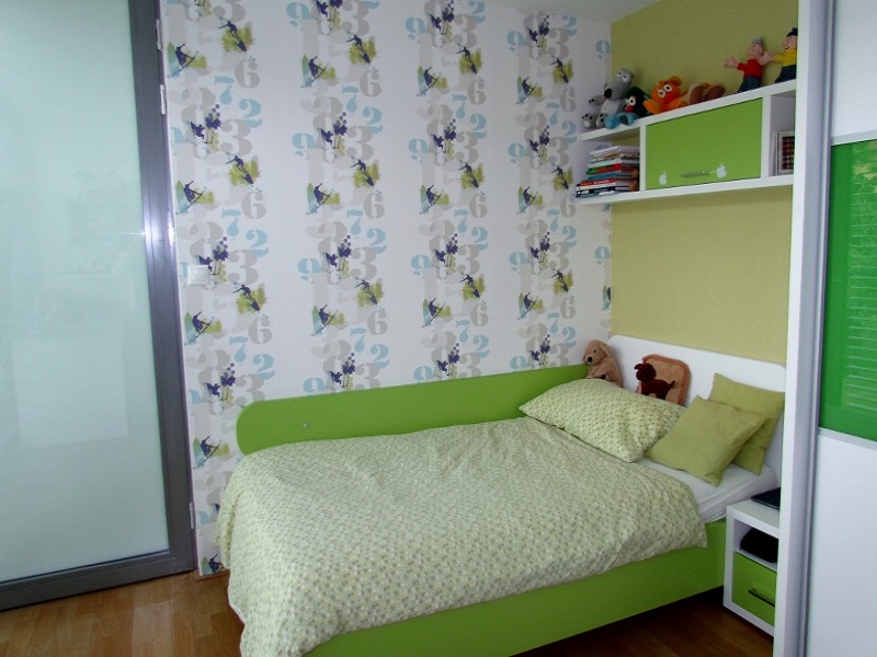 návrh interiéru - chlapčenská detská izba 3 - dom Bratislava